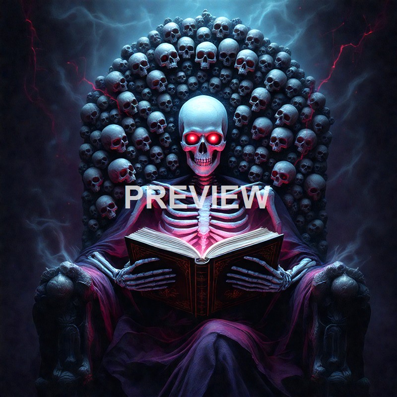 a-red-eyed-skeleton-sits-on-a-skull-chair-and-reads-a (1)_250320211434_Filename Text 2_01145_Filename Text 3_result